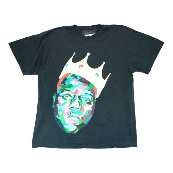 Vintage The Notorious B.I.G. Biggie Rapper T-Shirt Crown Size 2XL - Picture 1 of 3